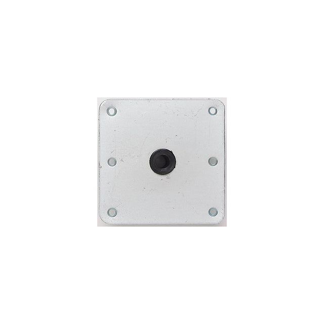 Attwood 67729T Lock'N-Pin 3/4" Base Plate 7" x 7" Threaded Zinc Plated Steel