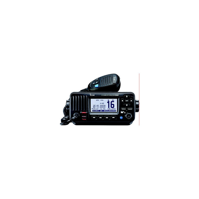 iCom M424G VHF Marine Transceiver w/GPS, Black
