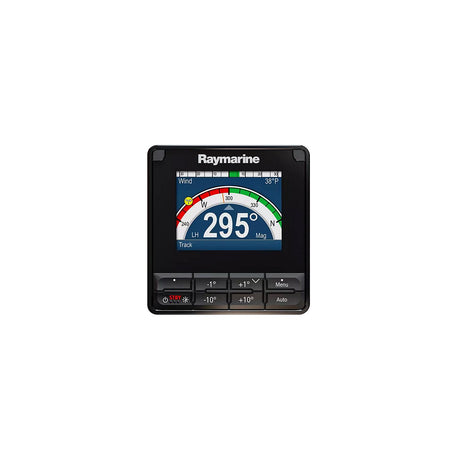 Raymarine E70328 Autopilot Control Heads, Resolution, 
320(H) x 240(V) pixels, Size: 3.45" TFT LCD display, Brightness:1,200 cd/m2, Power consumption: 1.57 W, Current: 131 mA, Voltage: 12 V dc