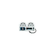 Boss Audio MCK632WB6 Single-Din AM/FM Receiver w/ 6.5" Marine Speakers/ Antenna, White