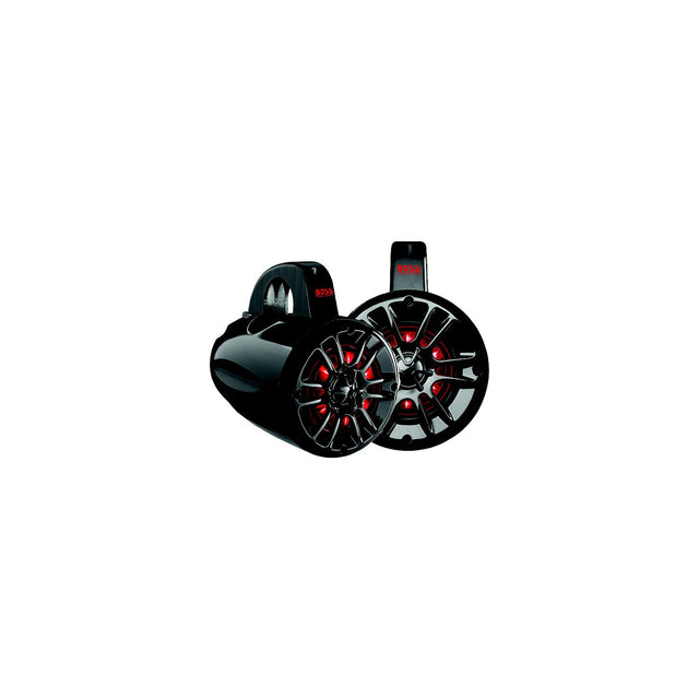 Boss Audio MRWT40RGB 2-Way Marine Waketower/UTV Roll Bar LED Speaker System, 1 pr.