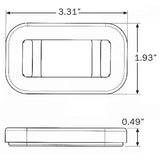 Optronics A91GBP Flush mount grommet for mini sealed lights