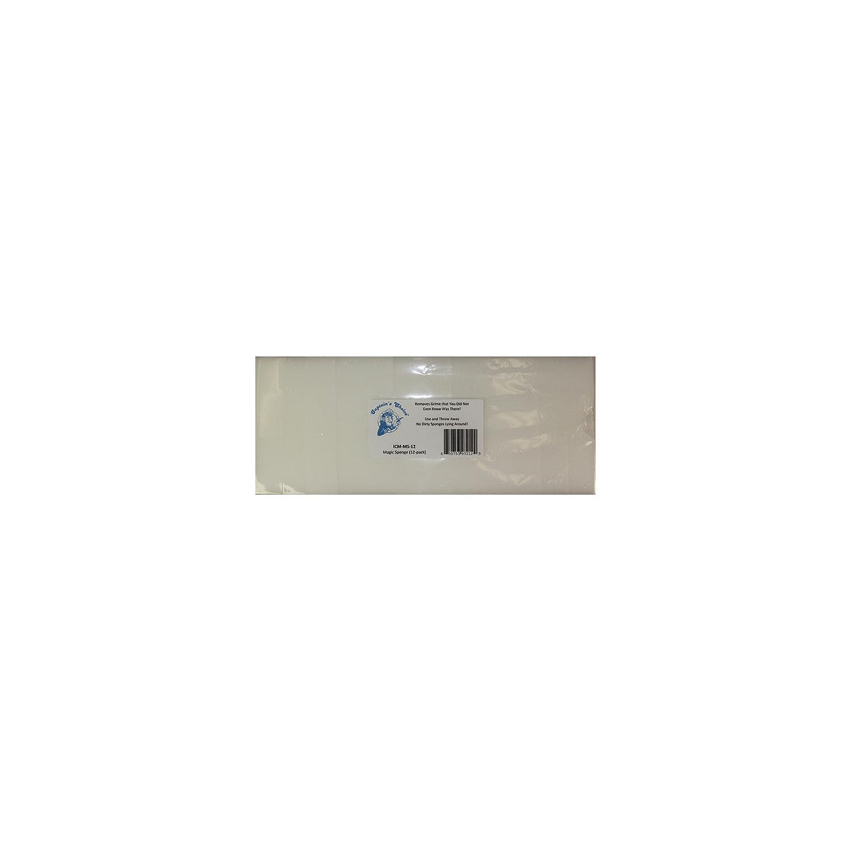 Captain's Choice ICMMS12 Magic Foam Eraser Sponge, 12/pk