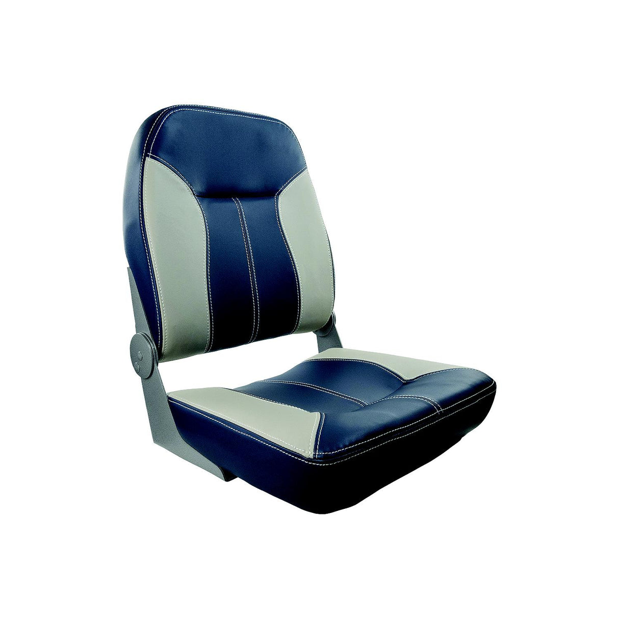 Springfield Marine 1040513 Sport Folding Seat, Blue/Gray