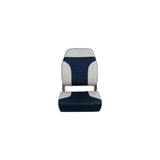 Springfield Economy Folding High Back Seat Gray & Blue