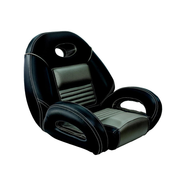 Springfield Marine 104094001 Pro Fishing Speed Seat, Charcoal/Black/Med. Gray
