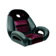 Springfield Marine 104094002 Pro Fishing Speed Seat Charcoal/Med. Gray/Burgundy