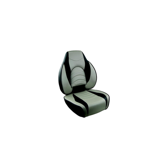 Springfield 10416341 Fish Pro High Back Seat, Charcoal/Gray