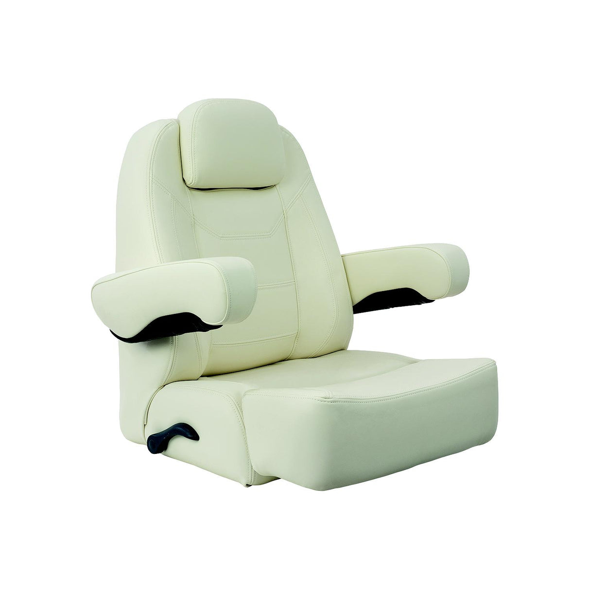 Springfield Marine 104214501 Charter Helm Low-Back with Bolster, Off-White