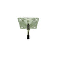 Springfield KingPin 7" x 7" Swivel Seat Mount With Spring, Polished Finish