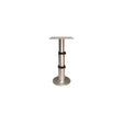 Springfield 1660230 3-Stage Clear Anodized Pedestal Set (Includes Square Table Mount and Base), 12-3/4", 20", 28"