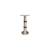 Springfield 1660230 3-Stage Clear Anodized Pedestal Set (Includes Square Table Mount and Base), 12-3/4", 20", 28"