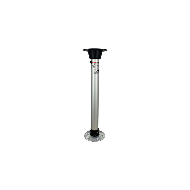 Springfield Thread-Lock 27" Pedestal Set, Satin Finish (Includes Post, Table Mount and Floor Base)