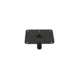 Springfield King-Pin 7" x 7" Threaded Square Steel Base, E-Coat Finish