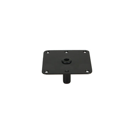 Springfield King-Pin 7" x 7" Threaded Square Steel Base, E-Coat Finish