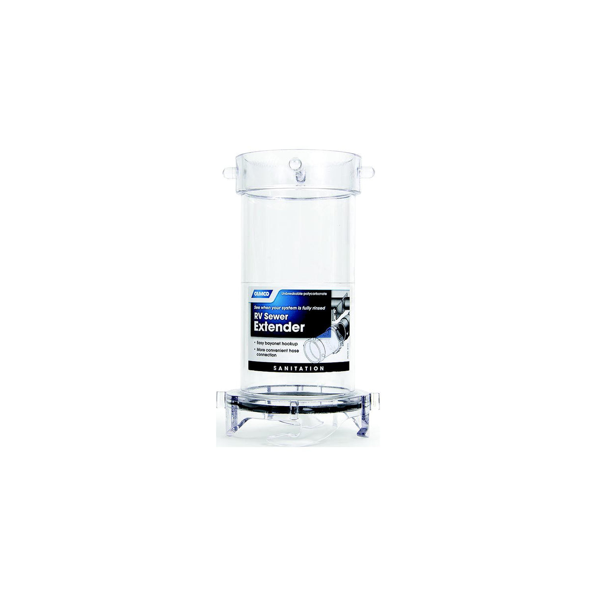 Camco 39582 Clear Sewer Hose Adapter - 7"