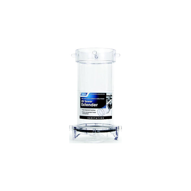 Camco 39582 Clear Sewer Hose Adapter - 7"