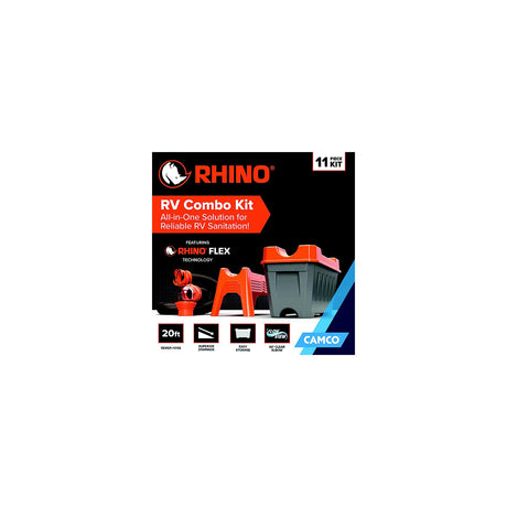 Camco 43075 Rhino RV Combo Kit, w/20' RhinoFLEX Hose