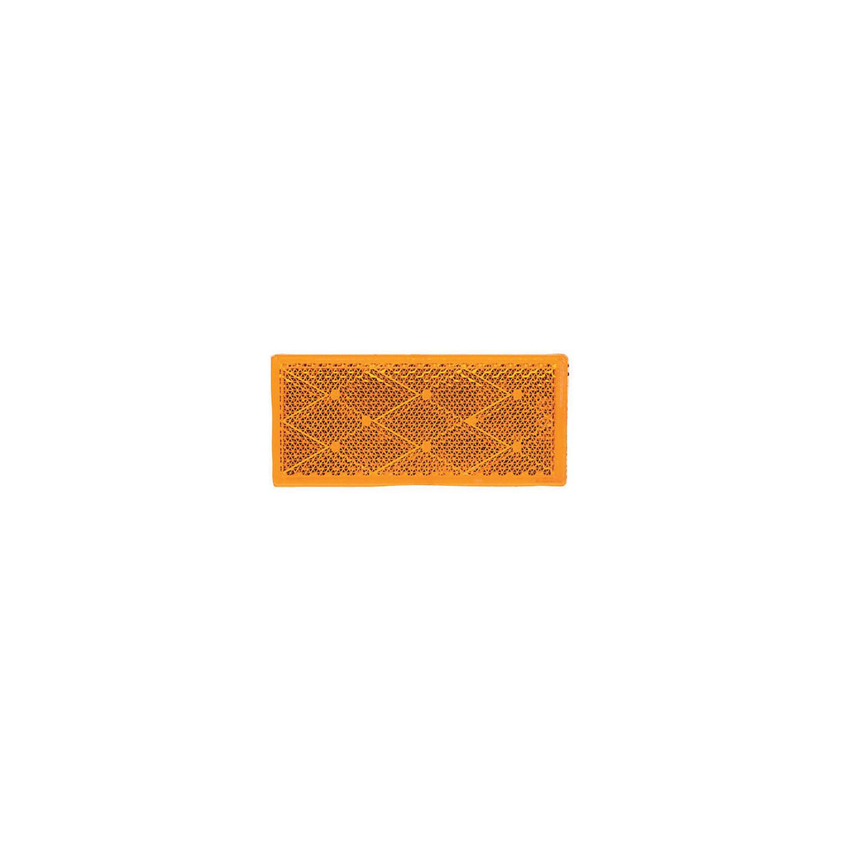 Amber Reflector-Stick On 2/Pk