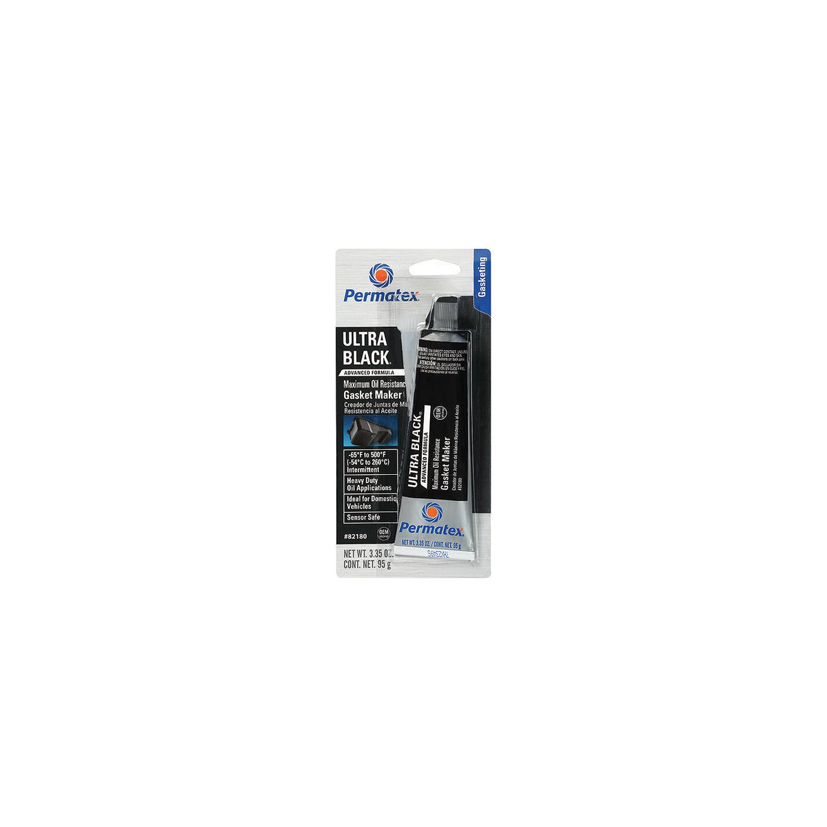 Permatex 82180 Ultra Black® Oil Resistant RTV Silicone Gasket Maker ...