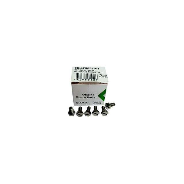 Johnson Pump 0947553101 OEM Screw Kit for raw water impeller pump F35, F4, F5