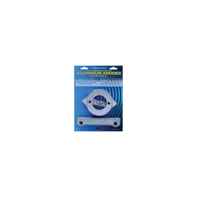 Martyr Aluminum Anode Kit For Volvo Penta 280 Engine (Contains 1-V18, 1-CM832598 and Fastening Hardware)