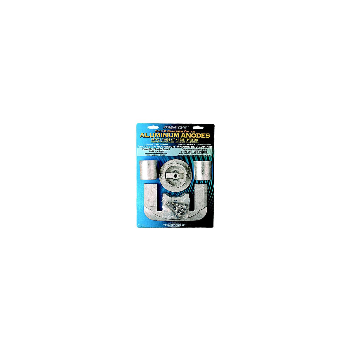 Mercruiser Bravo I Anode Kit - Aluminum