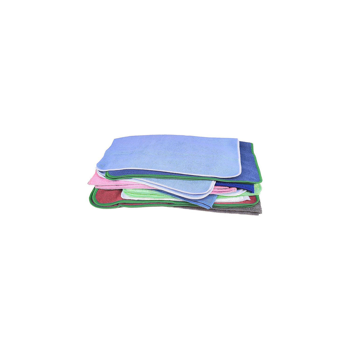 Buffalo Industries 65108 Assorted Microfiber Cleaning Cloths, 10 Pack