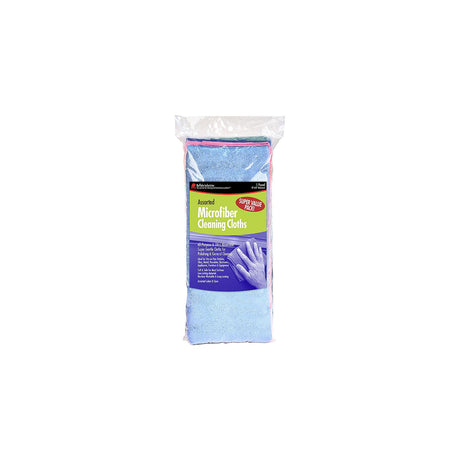 Buffalo Industries 65108 Assorted Microfiber Cleaning Cloths, 10 Pack