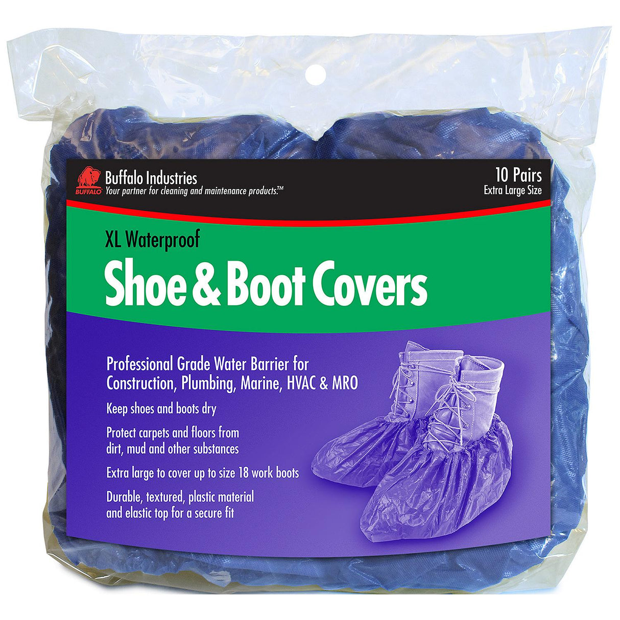 Buffalo 68401 Shoe & Boot Covers, 10