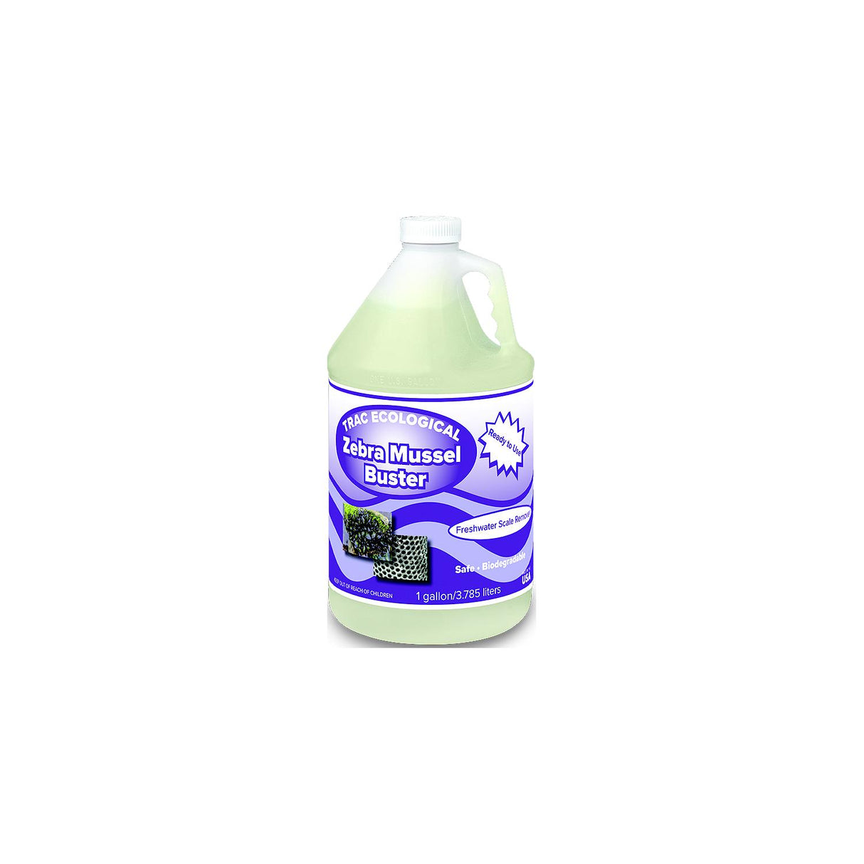 Trac Ecological 1505MG Zebra Mussel Buster, Ready to Use, Gallon