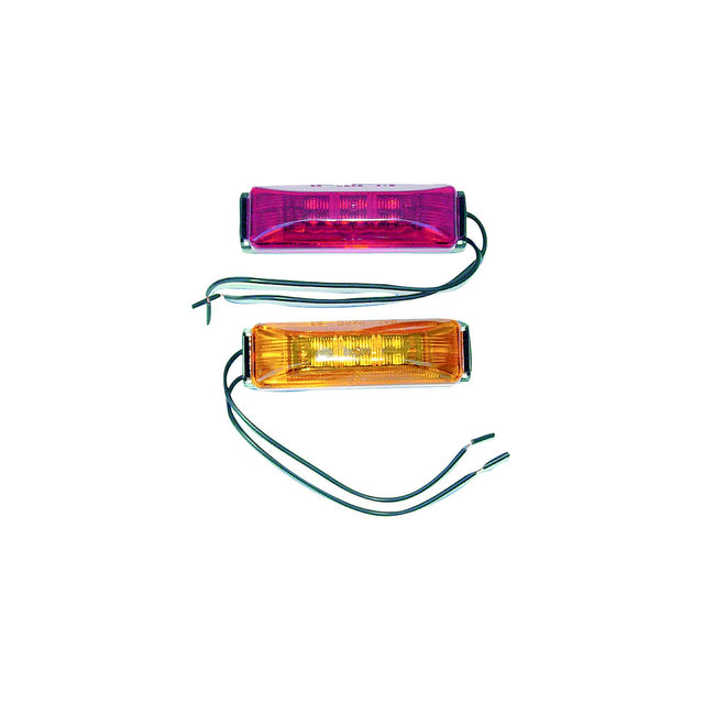 Creative Products Group CMD89181A  Amber Polycarbonate Lens, Size: 3-7/8" x 1-7/8" x  5/8"