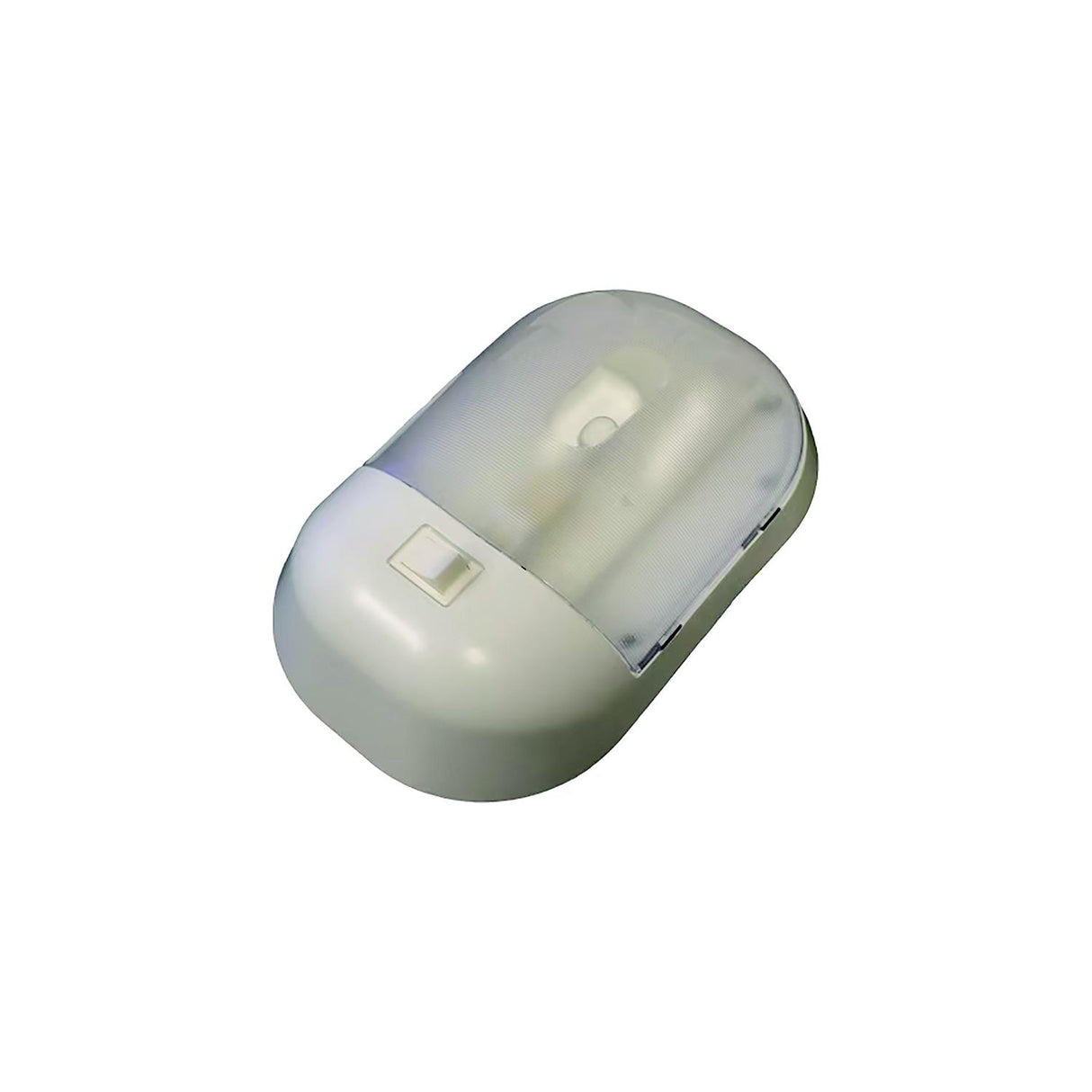 Creative Products Group CMD001901XPB Command® Omega Interior Dome Light, Single Dome Light w/ Switch, Size: 7-7/16" x 5-3/4" x 1-7/8"