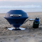 Magma C10105MB Midnight Blue Beach Fire Gas Grill, Propane, 8.5 lb. , 133 Sq. in.