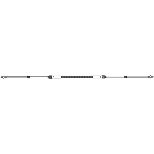 UFLEX C8 3300 Type Premium Universal Style Engine Control Cable 10-32 UNF, 24'