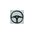 Uflex CORSEBB Corse Steering Wheel, Black PVC Grip w/Black Spokes