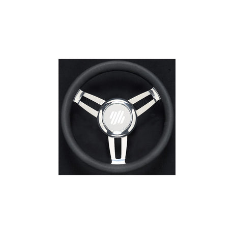 Foscari Steering Wheels, Black Vinyl Chrome