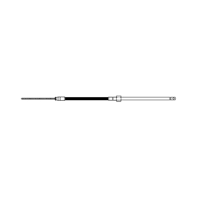 UFLEX M66 Universal QC Rotary Steering Cable (Replaces UFLEX, Morse Command 290 or Teleflex SSC62), 13'
