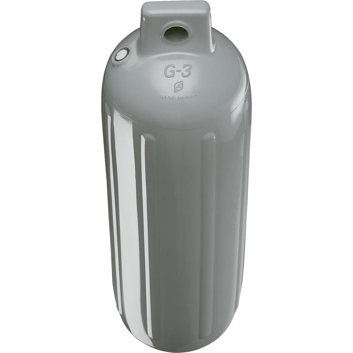 Polyform 33-939-351 Twin Eye G Series Fender, 5.5" x 19", Grey