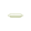 Polyform G-3 Twin Eye G Series Fender, 5.5" x 19", Metallic White