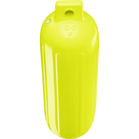 Polyform 62-903-523 Twin Eye G Series Fender, 5.5" x 19", Saturn Yell. Flourescent
