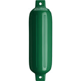 Polyform 71-537-490 Twin Eye G Series Fender, 6.5" x 22", Forest Green