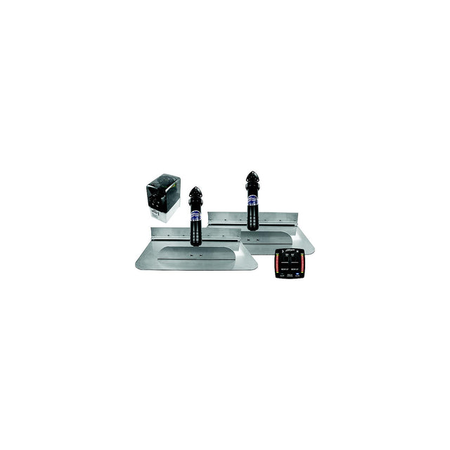 Bennett 1812OBI Classic Hydraulic Trim Tab Kit With OBI9000H Integrated Helm Control, 18" x 12"
