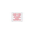 Red Safety Label Set