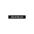 24" Boat Registration Plates, Black