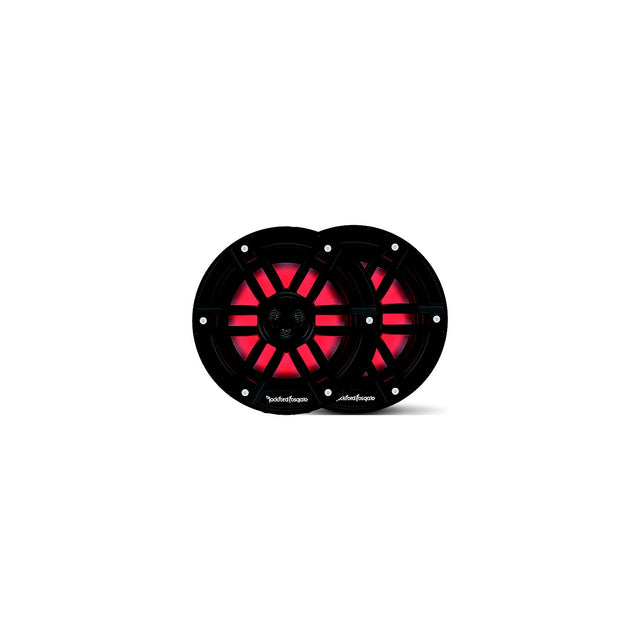 Rockford Fosgate M18B Color Optix™ Marine 2-Way Speakers, 8" Black