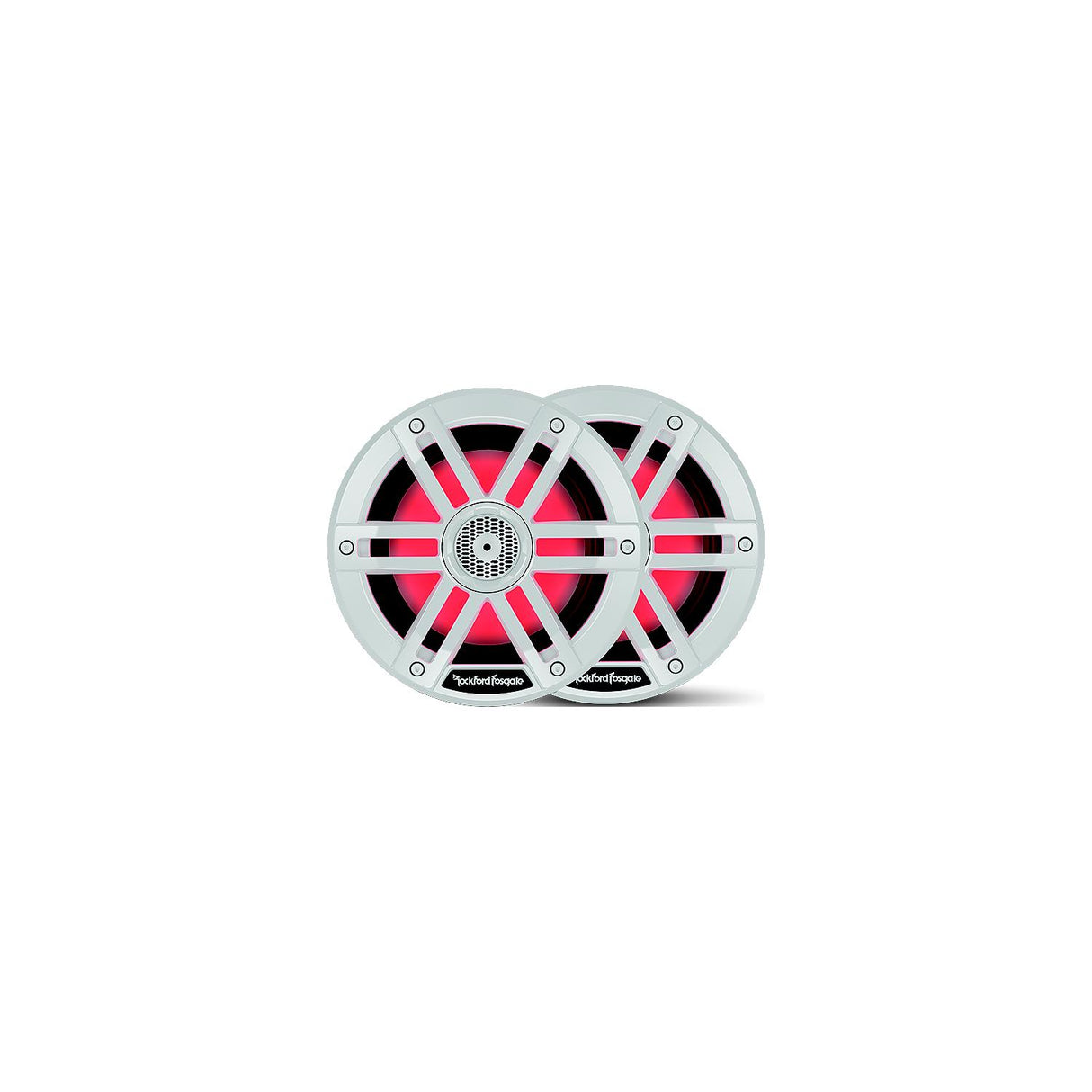 Rockford Fosgate M165 Color Optix™ Marine 2-Way Speakers, 6.5" White