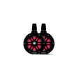 Rockford Fosgate M2WL8B Color Optix™ 2-Way Wake Tower Can Speakers, 8" w/ White & Stainless Grills