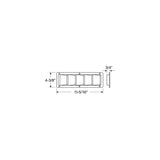 Attwood 14885 Louver Vent Stainless Steel