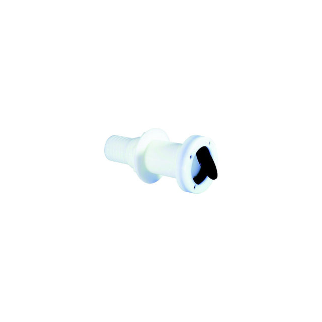 Attwood Thru Hull Scupper For Hose, White - 1-1/2"